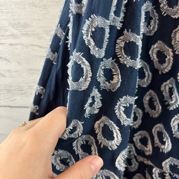 Maeve Lisanne Textured Dot Sleeveless Pocket Dress Size M - Picture 4 of 8